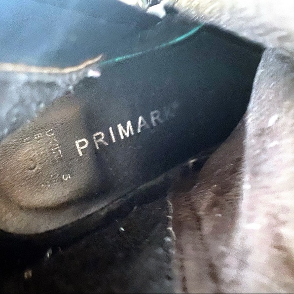 🖤 PRIMARK FAUX SUADE CHUNKY HEEL BOOTIES! - Picture 9 of 12